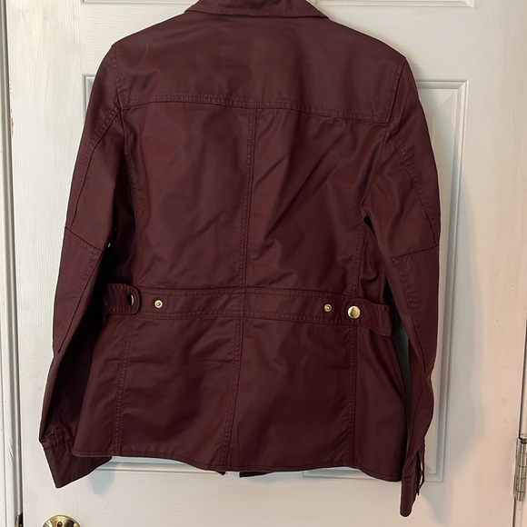 J. Crew Maroon Field Jacket Size Small - Picture 2 of 6